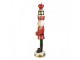 Červená dekorace Louskáček Nutcracker se šálky - 30*28*120 cm Clayre & Eef