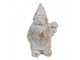Decorative Figurine Gnome 9x8x15 Cm White Stone - 9*8*15 cm Clayre & Eef
