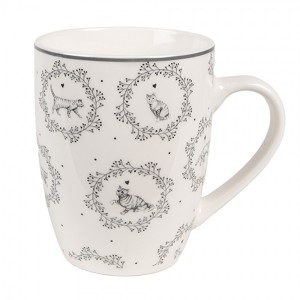Porcelánový hrnek s kočičkami Lovely Grey Cats - 12*8*10 cm / 325 ml