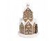 Hnědá svítící perníková chaloupka Gingerbread House - 20*20*32 cm