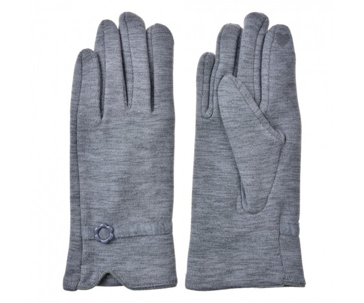 Winter Gloves 9x23 Cm Grey Polyester - 9*23*1 cm Clayre & Eef
