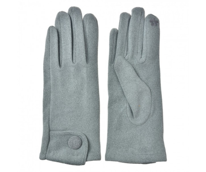 Winter Gloves 9x23 Cm Grey Polyester - 9*23*1 cm Clayre & Eef
