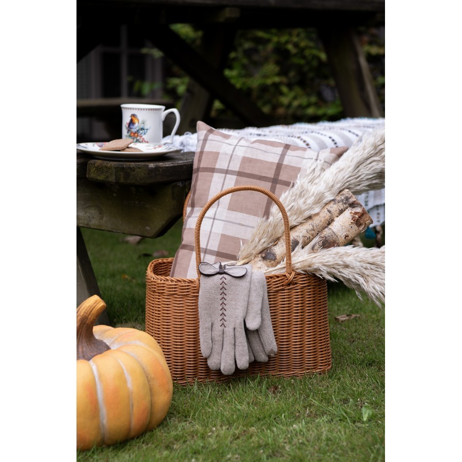 Winter Gloves 9x23 Cm Beige Polyester - 9*23*1 cm