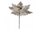 Artificial Plant Poinsettia ? 25x34 Cm White Plastic Christmas Decoration - 25,00 cm Clayre & Eef
