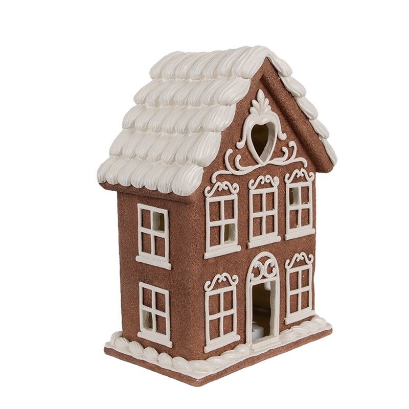 Vánoční perníková chaloupka s Led světýlky Gingerbread House - 17*10*22 cm