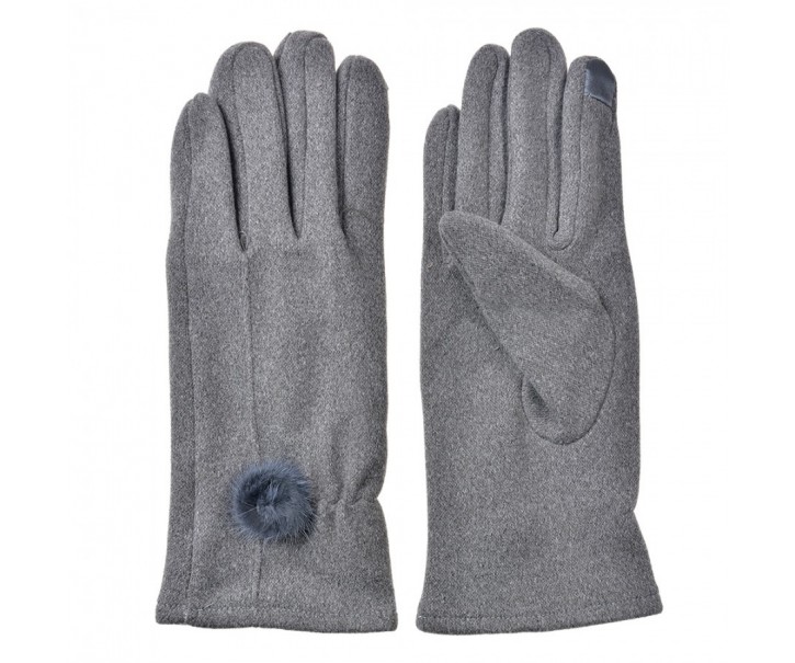 Winter Gloves 9x23 Cm Pink Polyester - 9*23*1 cm Clayre & Eef