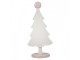 Pastelově růžová dekorace vánoční stromek Christmas Tree - 12*9*25 cm