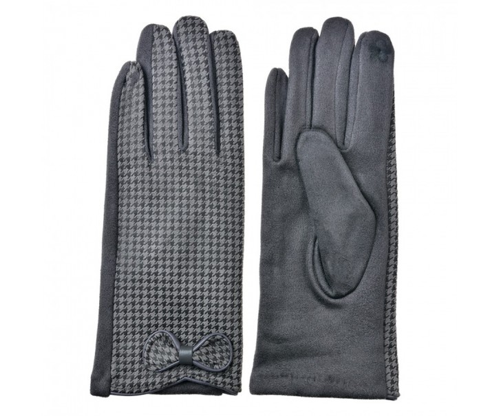Winter Gloves 9x23 Cm Grey Polyester - 9*23*1 cm Clayre & Eef