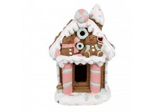 Vánoční perníková chaloupka s Led světýlky Gingerbread House - 26*20*37 cm