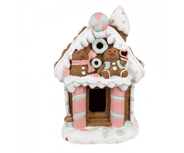 Vánoční perníková chaloupka s Led světýlky Gingerbread House - 26*20*37 cm