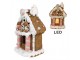 Vánoční perníková chaloupka s Led světýlky Gingerbread House - 26*20*37 cm