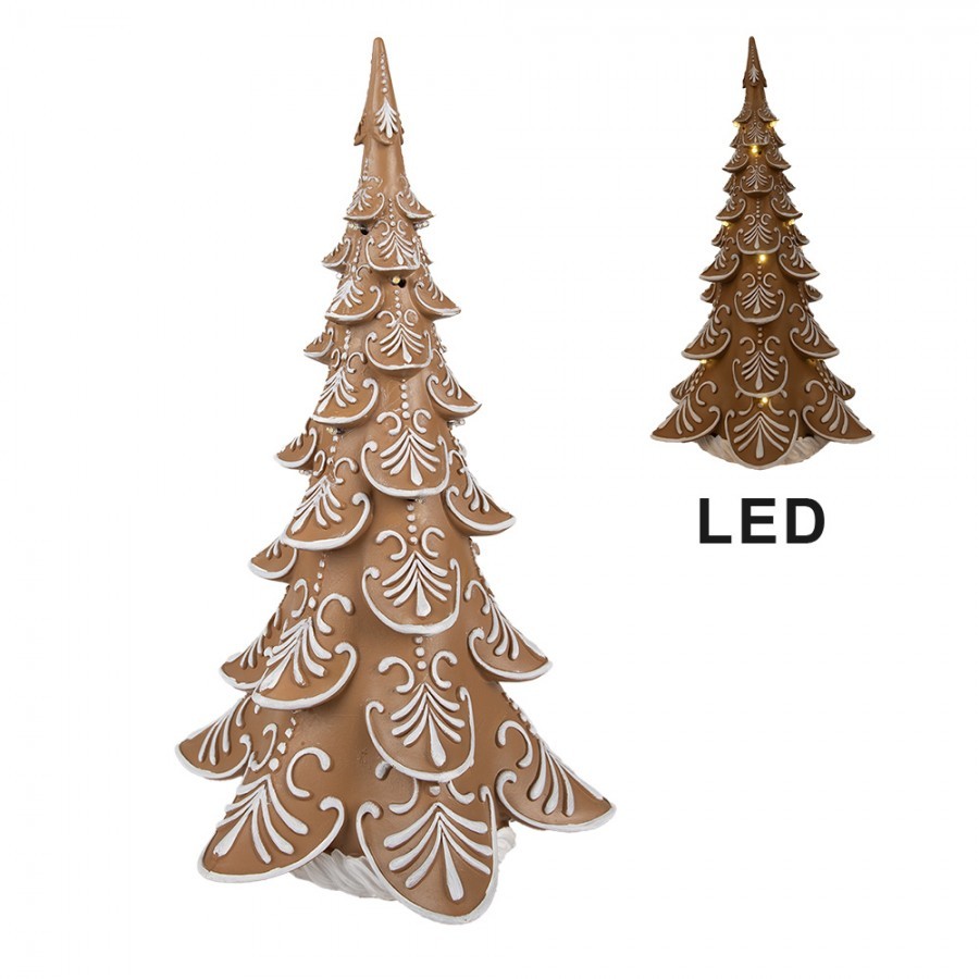 Vánoční perníkový stromek s Led světýlky Gingerbread Tree - 26*23*42 cm
