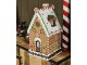 Hnědá zdobená perníková chaloupka Gingerbread House - 28*28*51 cm