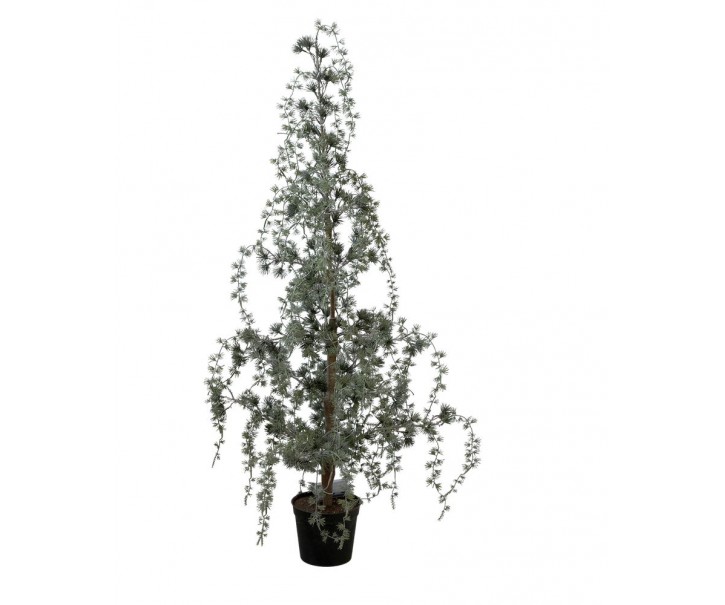 Zelený vánoční borovicový stromek v květináči se světýlky Pine Tree - 120 cm