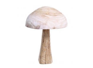 Přírodní dřevěná dekorace houba Mushroom - Ø 30*40 cm