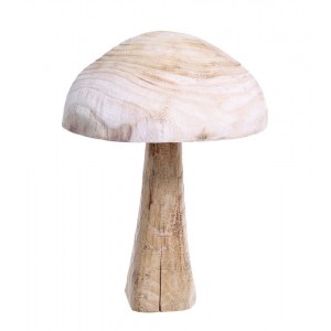 Přírodní dřevěná dekorace houba Mushroom - Ø 30*40 cm
