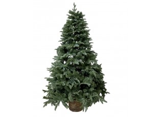 Zelený vánoční jedlový stromek v květináči se světýlky Fleur Tree - 139*210 cm