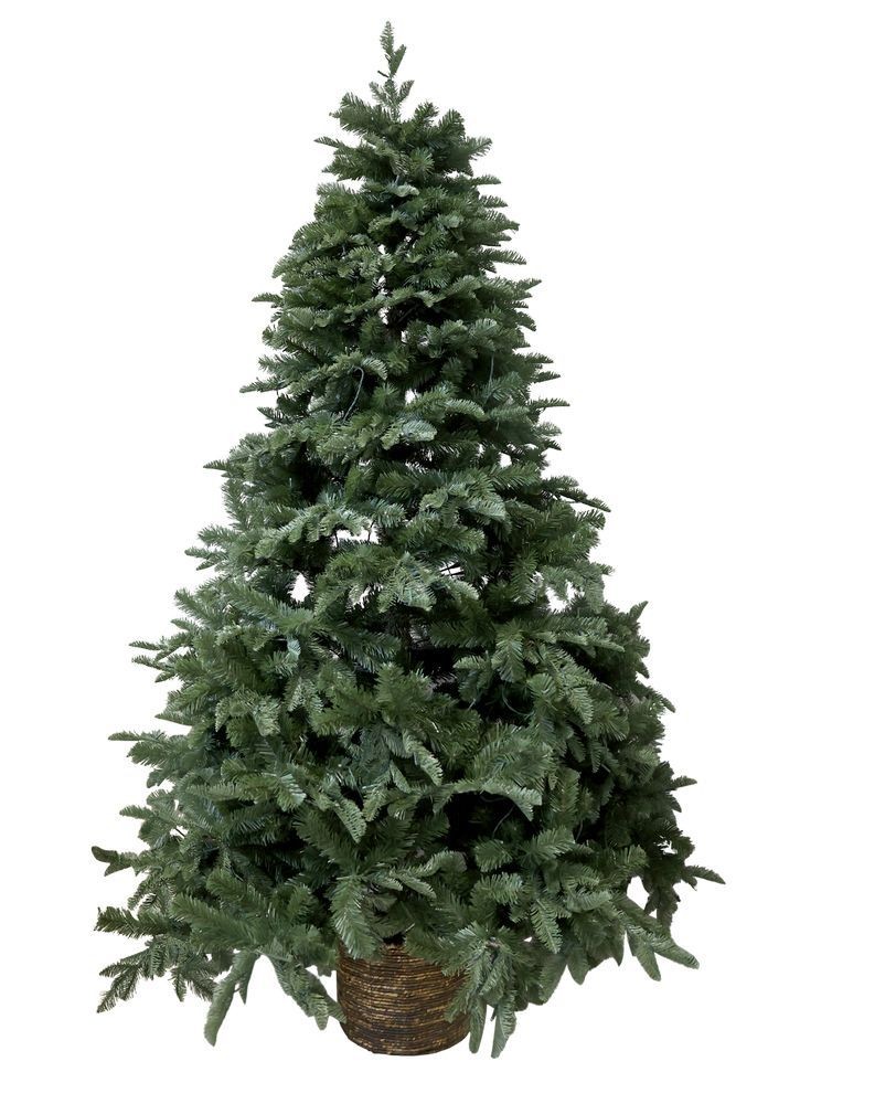 Zelený vánoční jedlový stromek v květináči se světýlky Fleur Tree - 139*210 cm