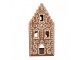 Porcelánový svícen perníková chaloupka Gingerbread House - 7*7*15 cm