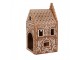 Porcelánový svícen perníková chaloupka Gingerbread House - 7*7*15 cm