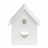 Bílý porcelánový svícen chaloupka House Fairy - 7*6*9 cm Barva: bíláMateriál: porcelánHmotnost: 0,11 kg