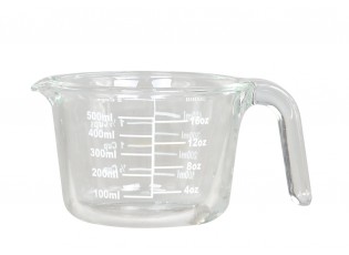 Skleněný džbánek odměrka se stupnicí Various - 18*12 cm / 500 ml