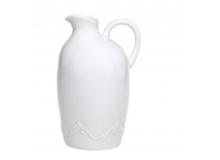 Porcelánový džbán s jemným dekorem Provence - 20cm / 1140 ml