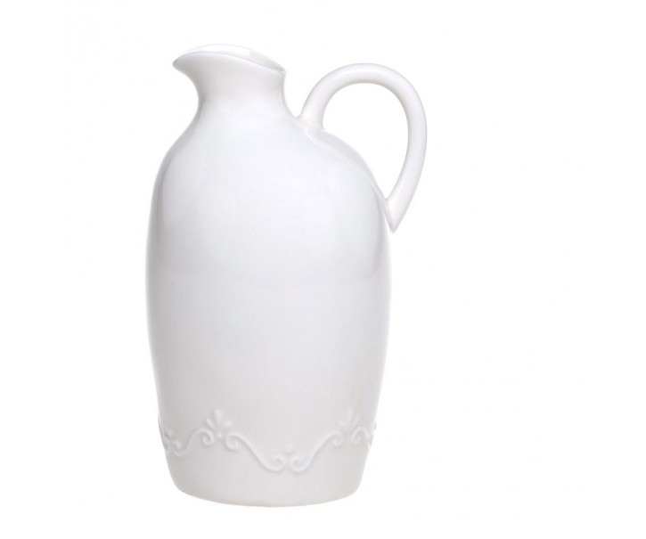 Porcelánový džbán s jemným dekorem Provence - 20cm / 1140 ml