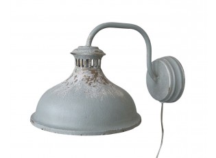 Opálová antik nástěnná lampa s patinou Opal Lamp - 40*27*25 cm/ E27/ 60W