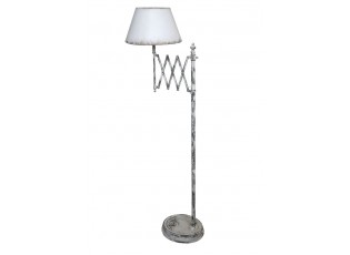 Krémová antik stojací lampa Vintage Lamp - 62*38*157 cm/ E27/ 60W