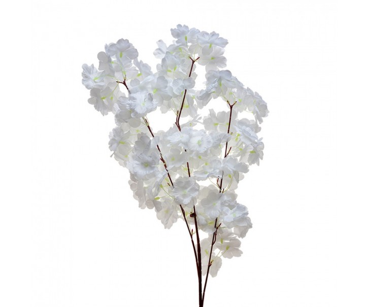 Artificial Flower 95 Cm White Plastic - Clayre & Eef