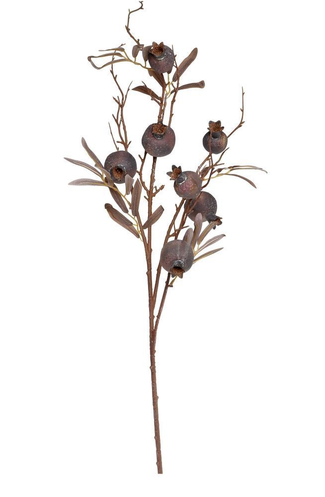 Dekorace podzimní dekorace větvička semenné lusky Fleur - 94 cm