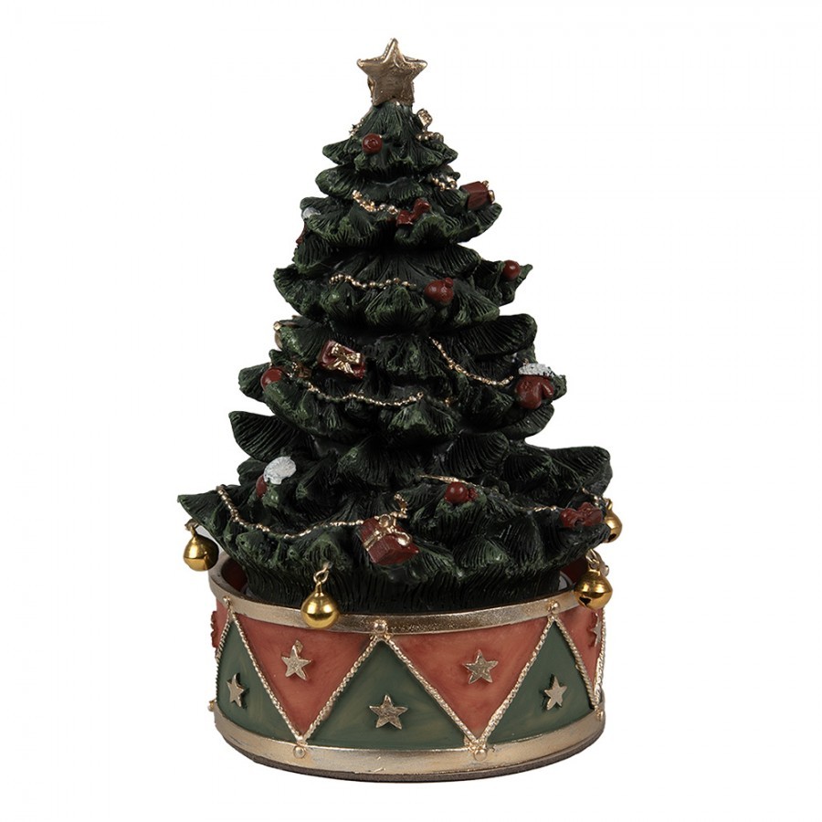 Natahovací hrací skříňka stromek Christmas Tree - Ø 12*18 cm