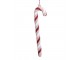 Růžová vánoční ozdoba cukrová hůl Candy Cane - 4*1*17 cm