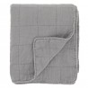 Šedý přehoz s opraným vzhledem Aix Vintage Quilt - 130*180 cm Barva: francouzská šedáMateriál: bavlna/ polyester