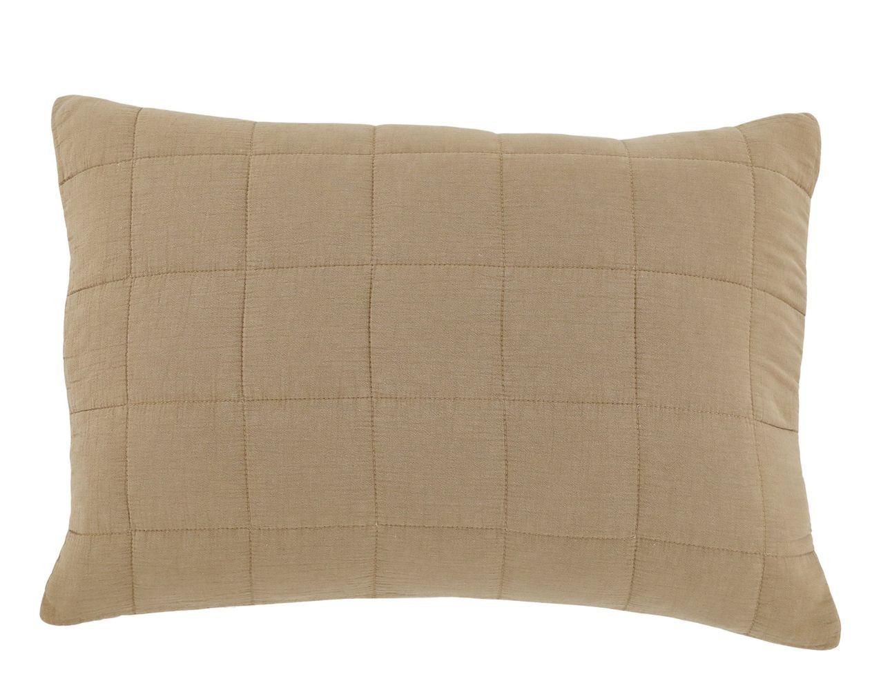 Medový povlak na polštář s opraným vzhledem Aix Vintage Quilt - 60*40 cm