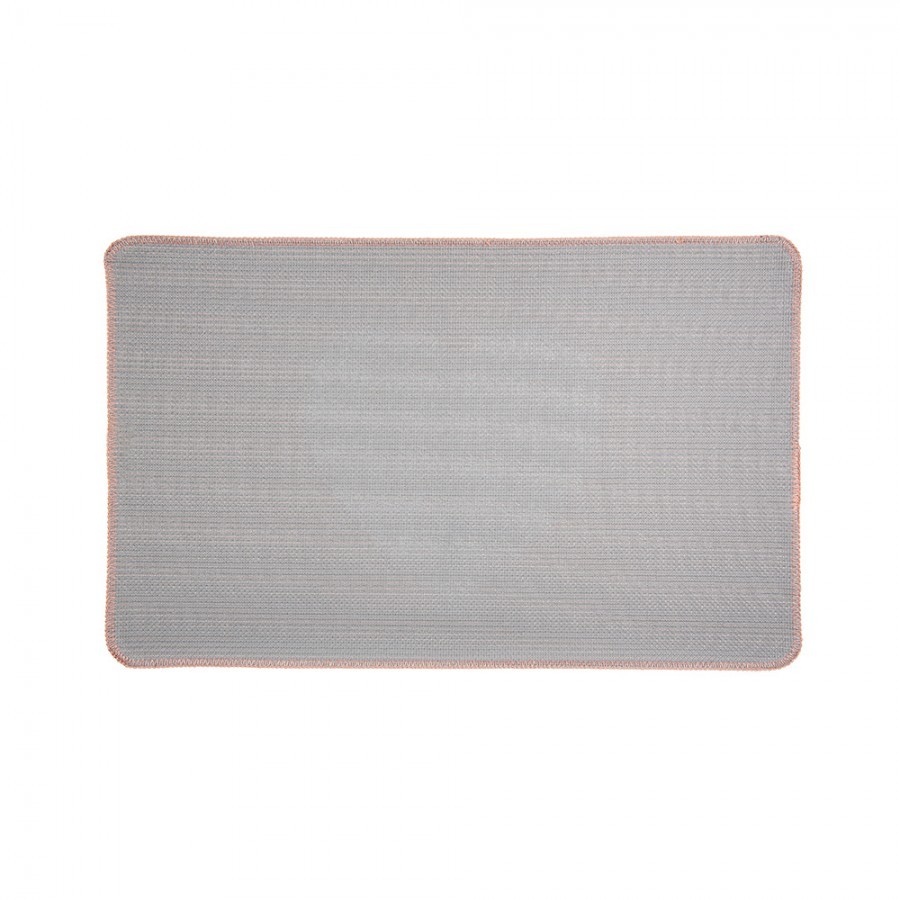 Růžová koupelnová předložka se srdíčkem - 78*48*1 cm