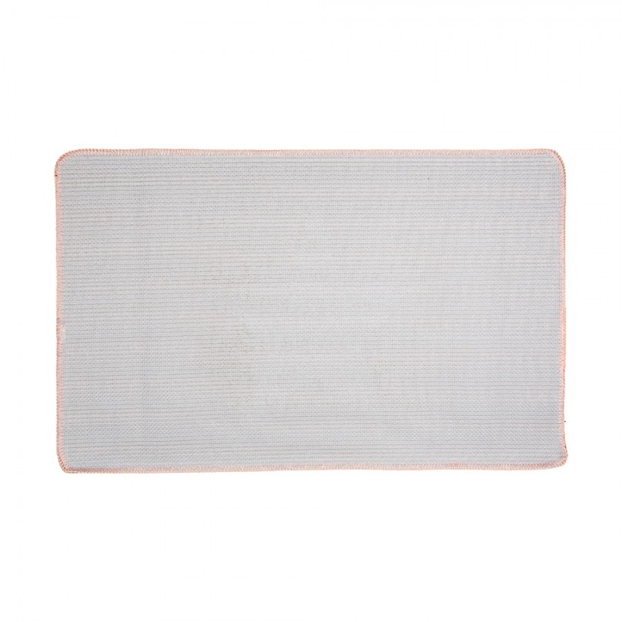 Růžová koupelnová předložka s hvězdou - 78*48*1 cm