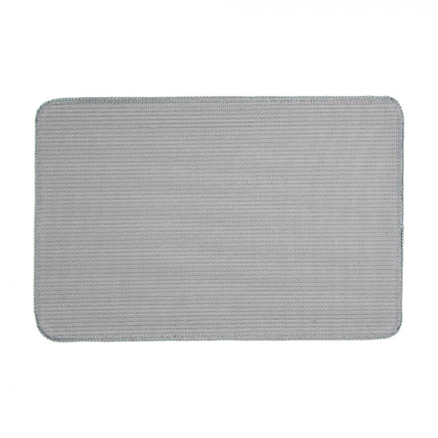 Modrá koupelnová předložka se srdíčkem - 58*38*1 cm