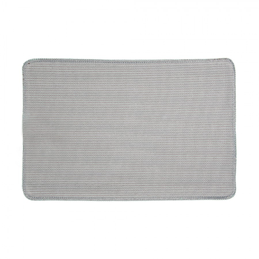 Modrá koupelnová předložka se srdíčkem - 78*48*1 cm