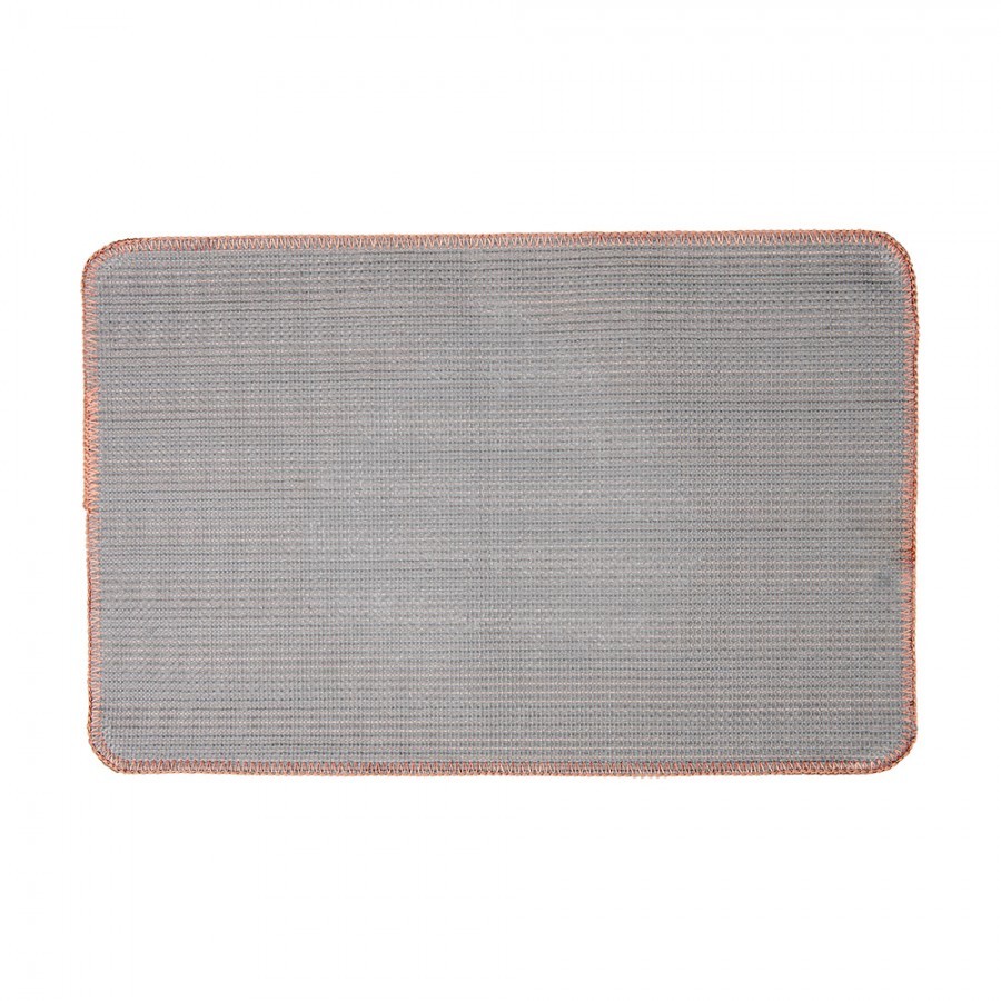 Růžová koupelnová předložka se srdíčkem - 58*38*1 cm