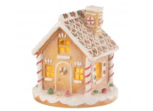 Vánoční perníková chaloupka s Led světýlky Gingerbread House - 22*22*23 cm