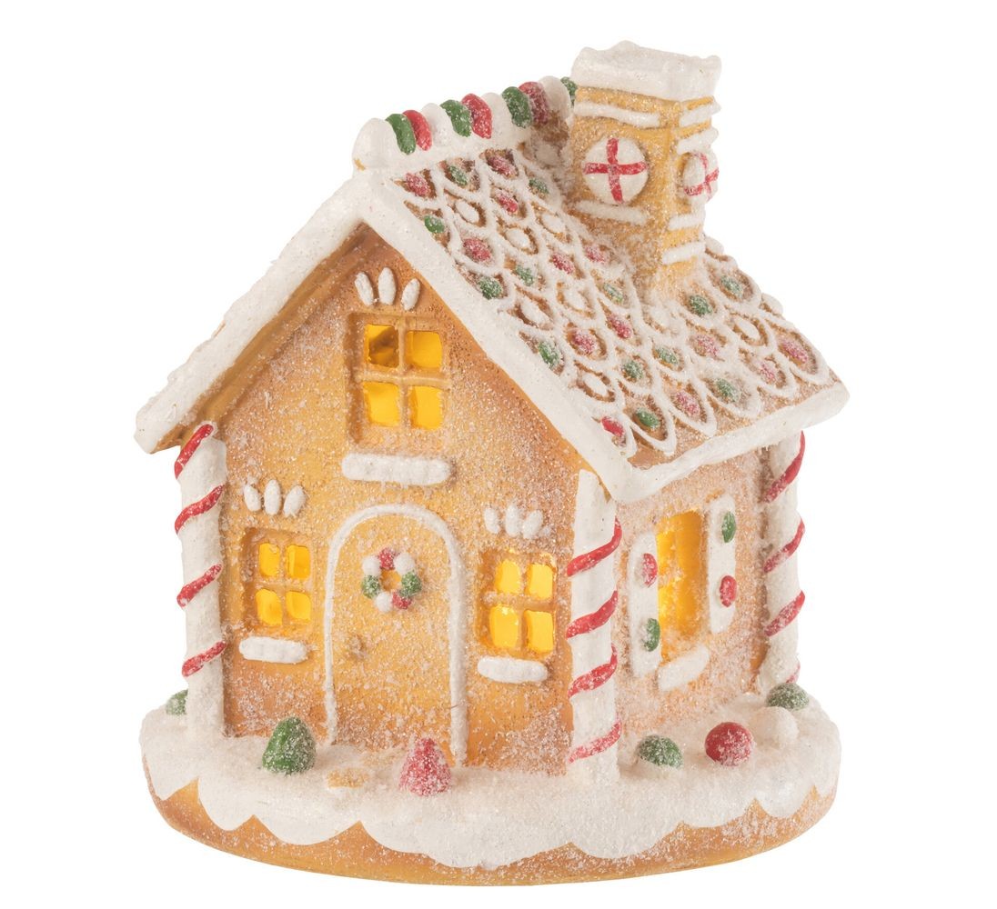 Vánoční perníková chaloupka s Led světýlky Gingerbread House - 22*22*23 cm
