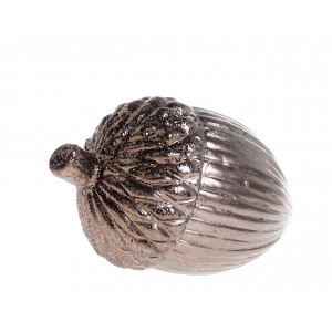 Mocca keramická dekorace žalud Acorn antique - 11*8*8 cm