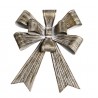 Mosazná antik kovová nástěnná dekorace mašle Bow - 30*9*43 cm Barva: mosazná antikMateriál: kov