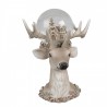 Vánoční sněžítko jelen s led světýlky Deer Christmas - 18*20*23 cm / 2*AAA Barva: multiMateriál: sklo/ PolyresinHmotnost: 1,13 kg