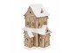 Gingerbread House With LED 28x21x37 Cm Brown Plastic Gingerbread House - 28*21*37 cm Clayre & Eef