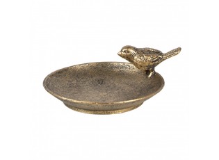 Decorative Bowl 10x9x4 Cm Gold Colored Metal Bird - 10*9*4 cm