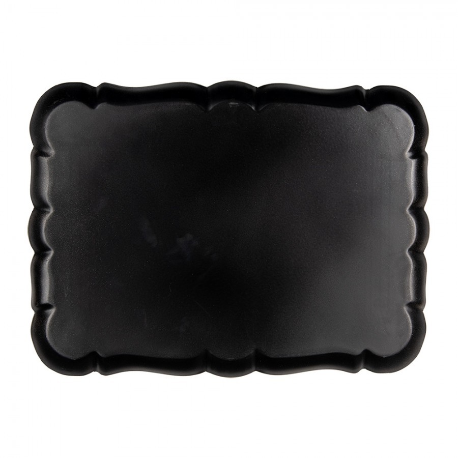 Zlatý antik obdélníkový servírovací podnos Ornament - 40*30 cm