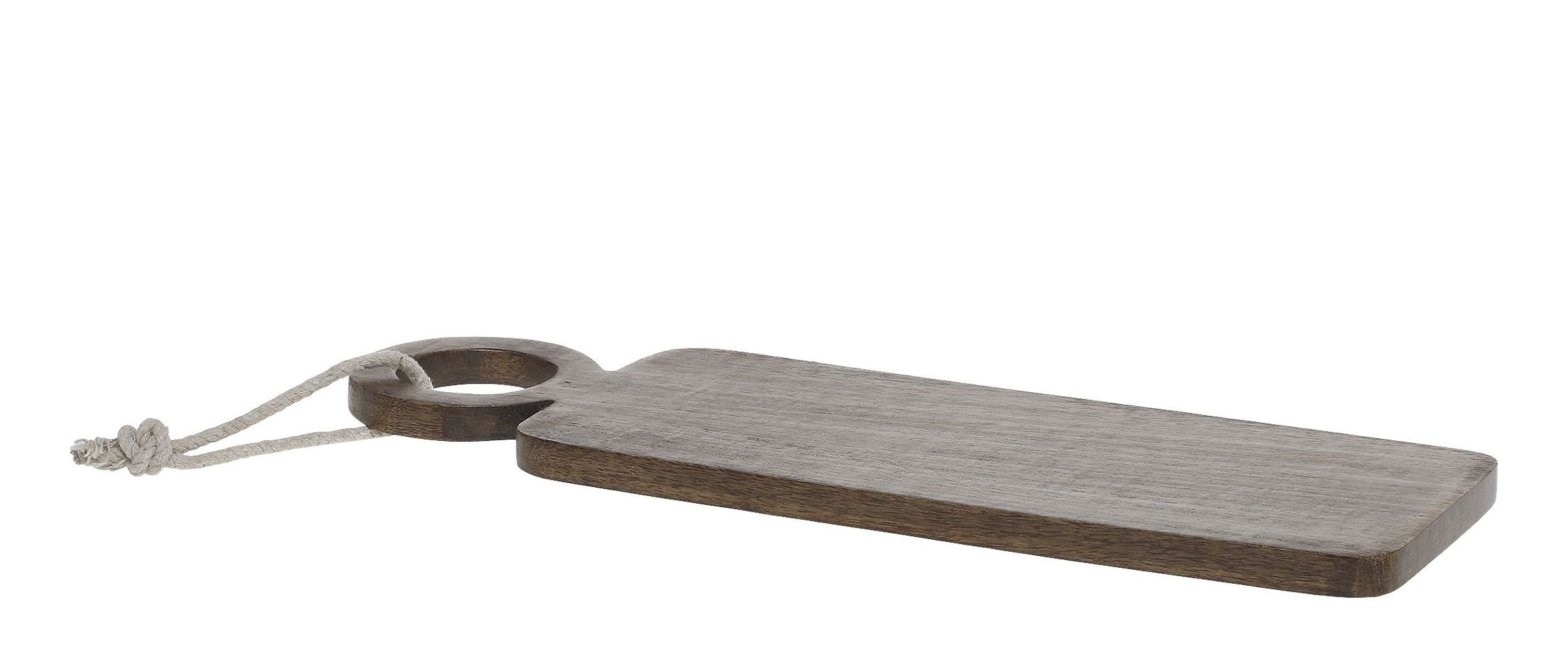 Hnědé dřevěné mangové prkénko Tapas Tours - 15*45 cm